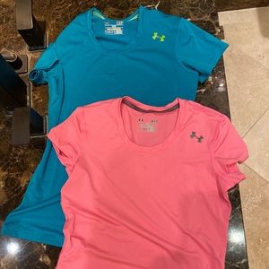 Two Under Armour shirts. Very new.